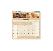 Personalised Square Calendar