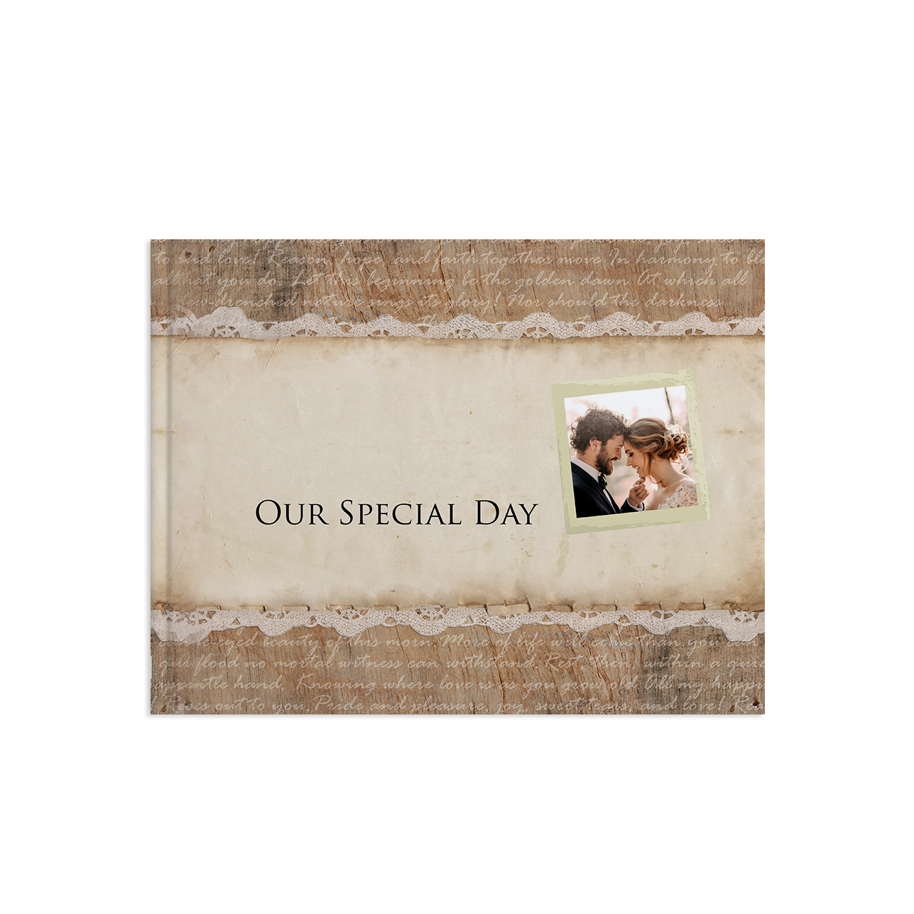 Wedding Rustic Lay-Flat 22cm x 28cm Photobook